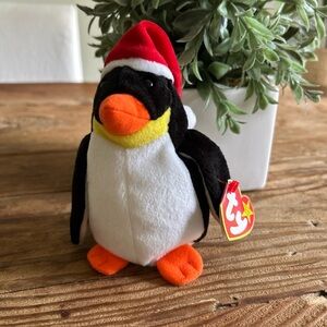 Ty, Beanie Babies, "1998" Zero, rare retired the penguin